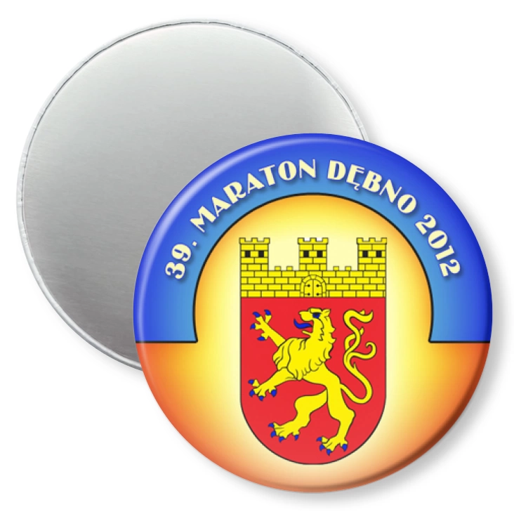 przypinka magnes 39. Maraton Dębno 2012