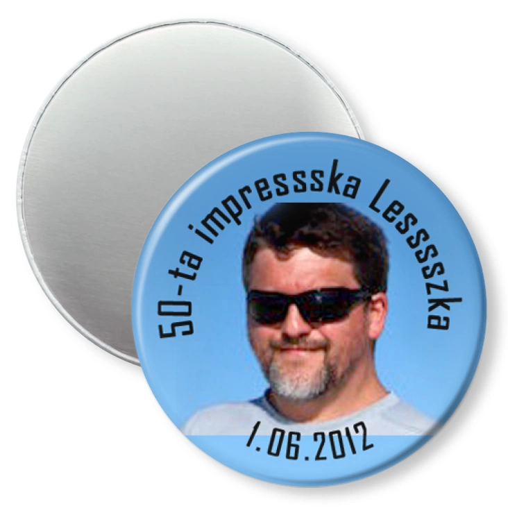 przypinka magnes 50-ta impressska Lessszka