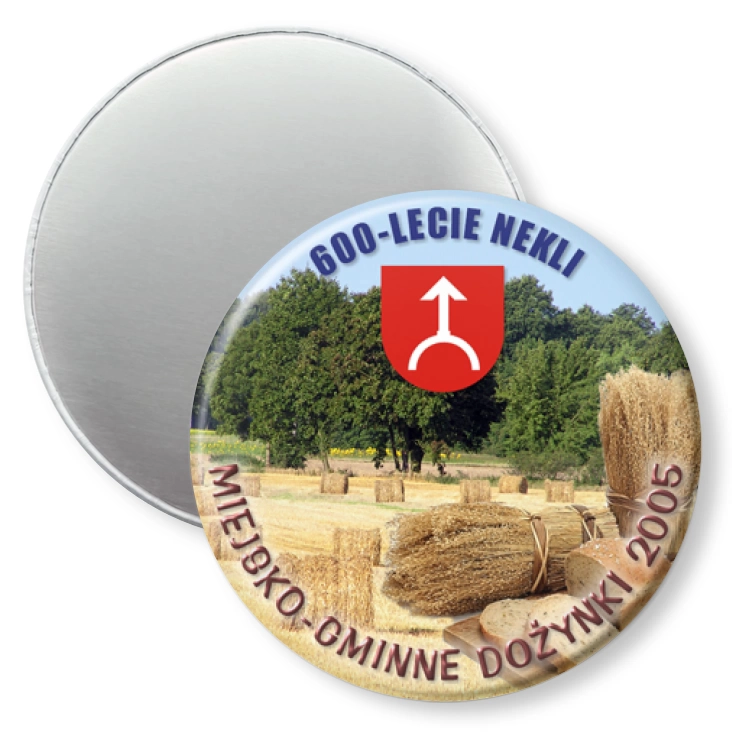 przypinka magnes 600-lecie Nekli