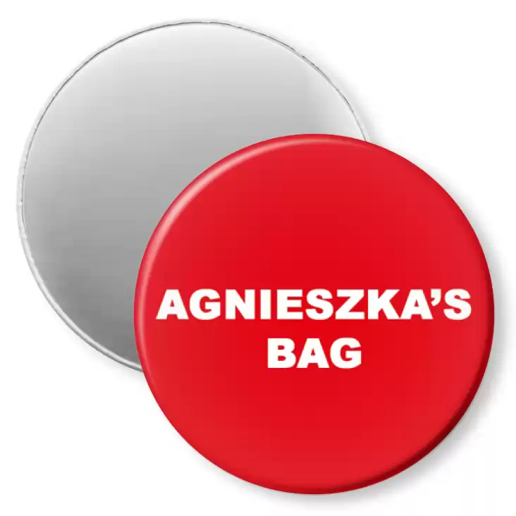 przypinka magnes Agnieszka`s bag