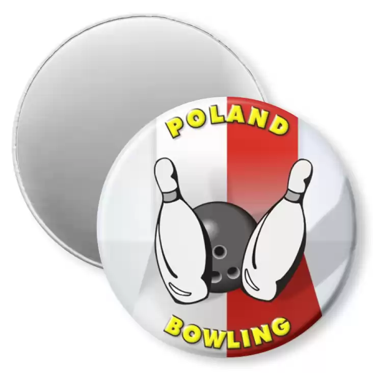 przypinka magnes Bowling Poland 2006