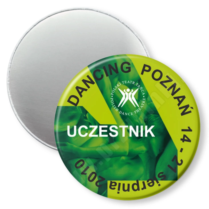 przypinka magnes Dancing Poznań 2010 - uczestnik