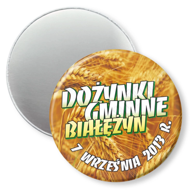 przypinka magnes Dożynki Gminne Białężyn