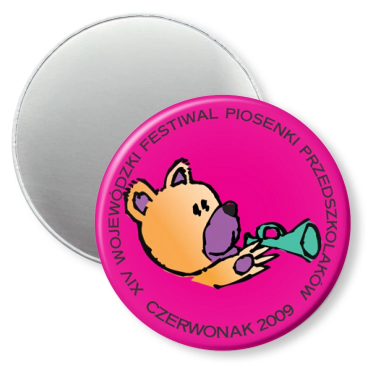 przypinka magnes Festiwal Piosenki Przedszkolaków