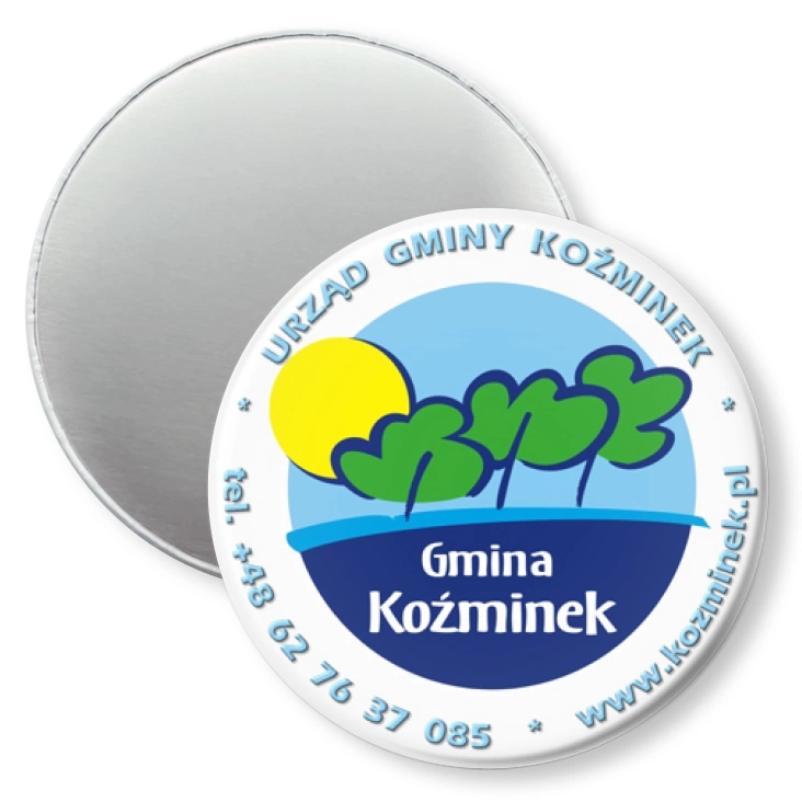 przypinka magnes Gmina Koźminek