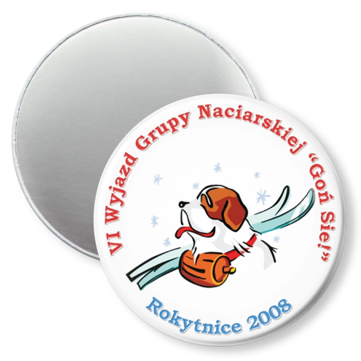 przypinka magnes Goń sie Rokytnice 2008