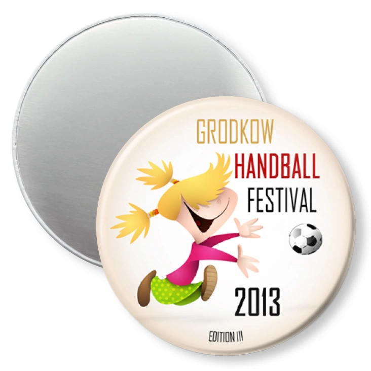 przypinka magnes Handball Festiwal 2013
