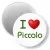 Przypinka magnes I love Piccolo