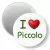 Przypinka magnes I love Piccolo