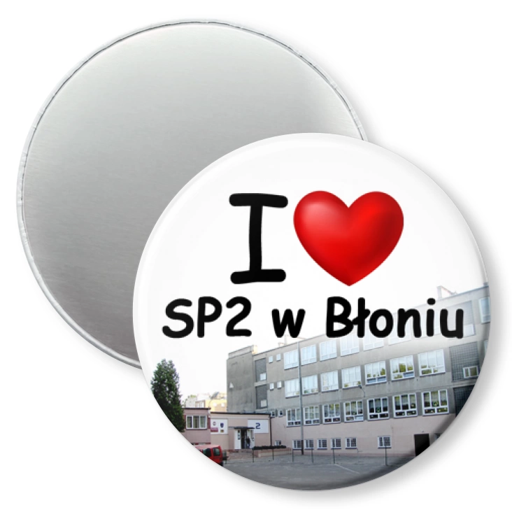 przypinka magnes I love SP2 w Błoniu