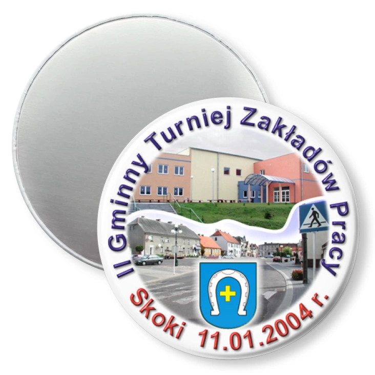 przypinka magnes II Gminny Turniej Zakładów Pracy