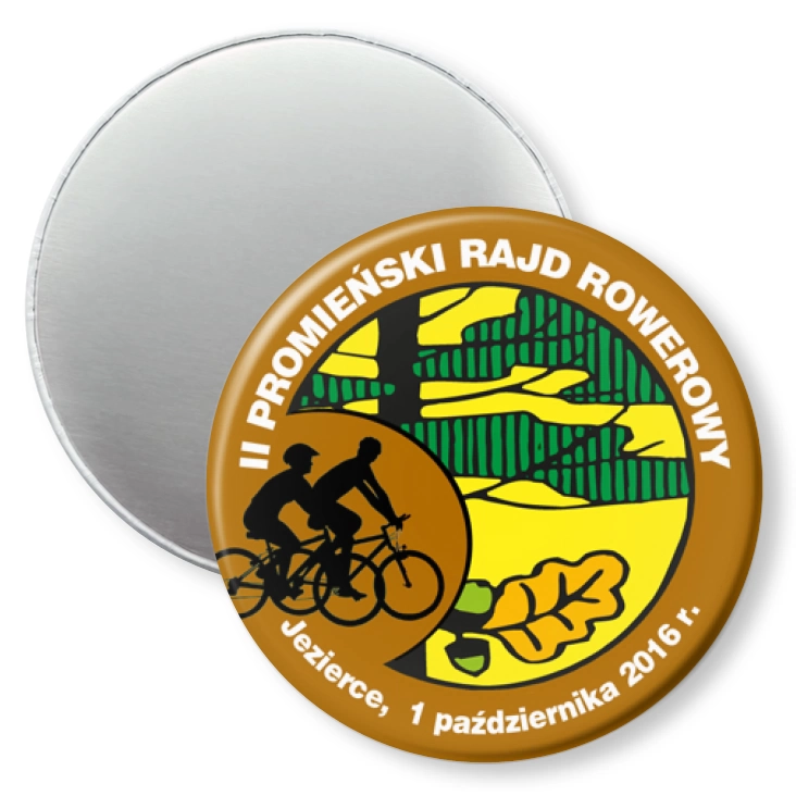 przypinka magnes II Promieński Rajd Rowerowy