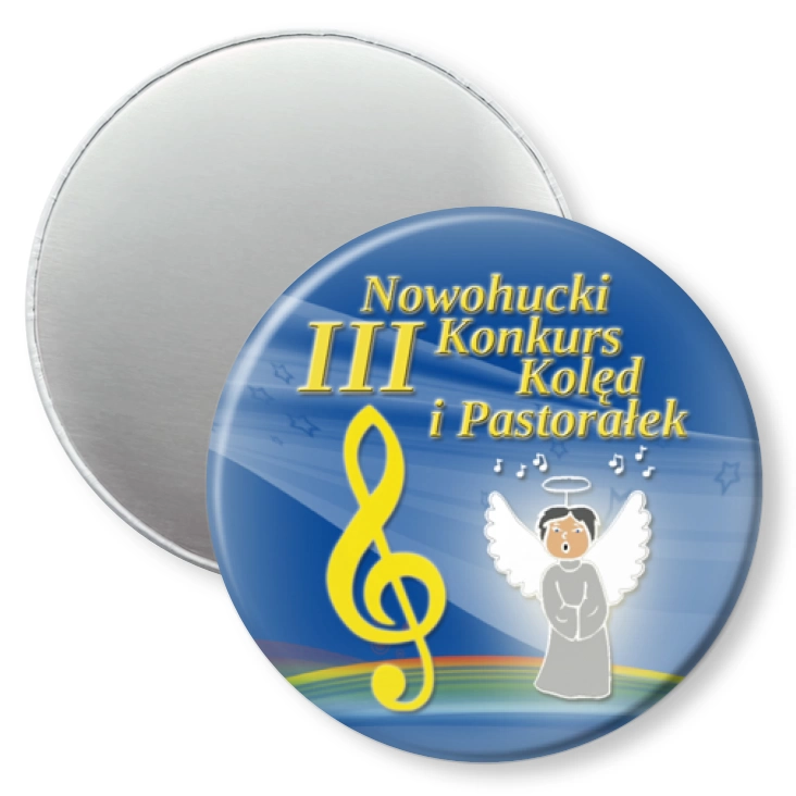 przypinka magnes III Nowohucki Konkurs Kolęd i Pastorałek
