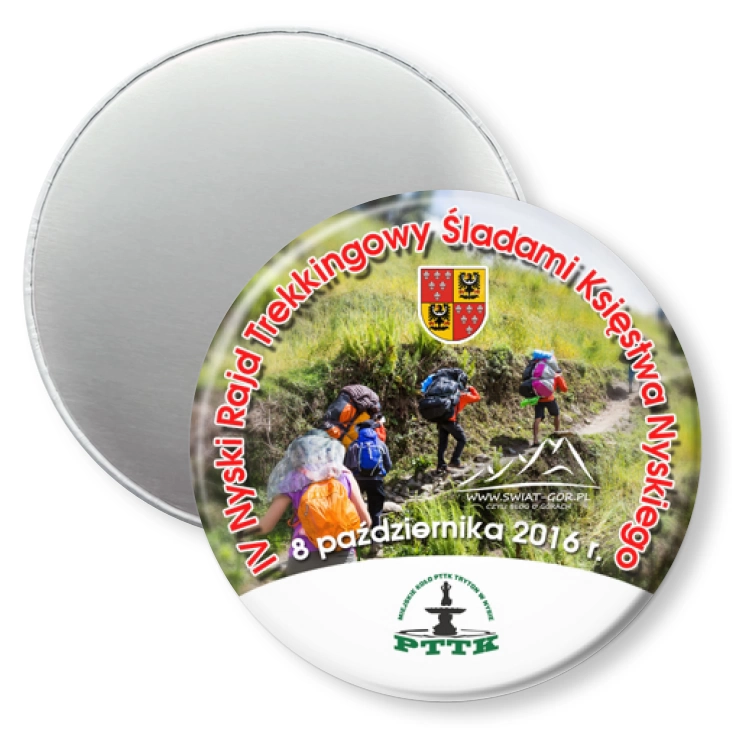 przypinka magnes IV Nyski Rajd Trekkingowy
