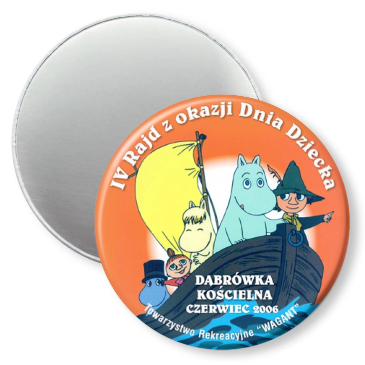 przypinka magnes IV Rajd z Okazji Dnia Dziecka