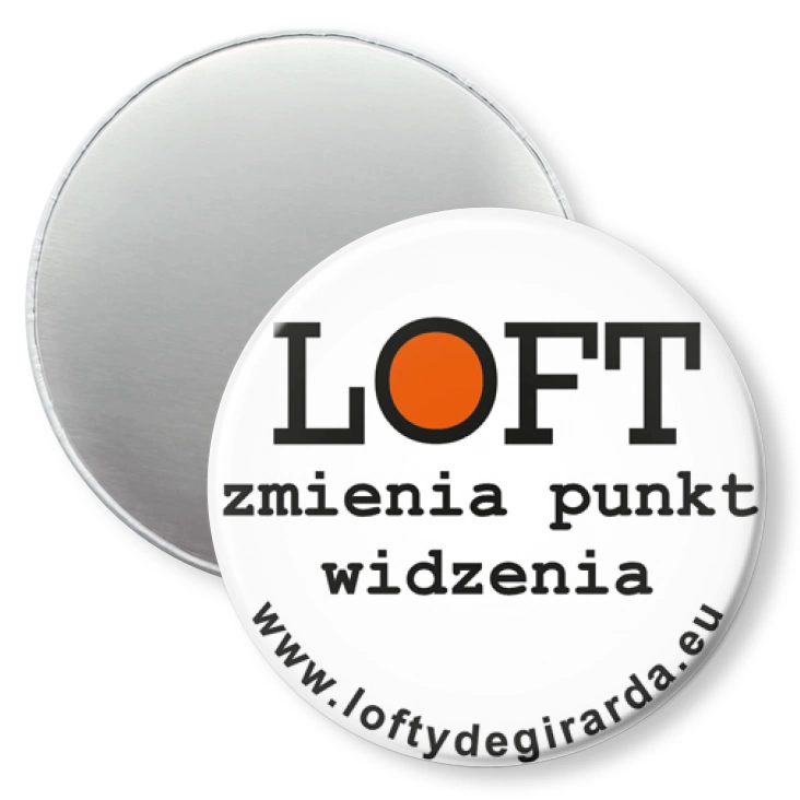 przypinka magnes LOFT - zmień punkt widzenia