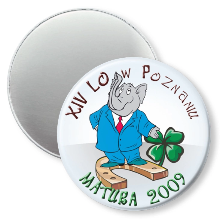 przypinka magnes Matura 2009 LO14 Poznań