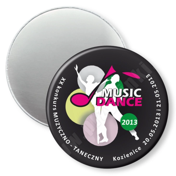 przypinka magnes Music Dance 2013