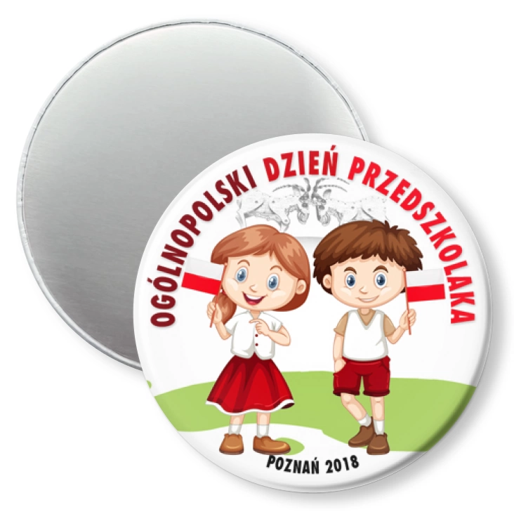 przypinka magnes Ogólnopolski Dzień Przedszkolaka 2018