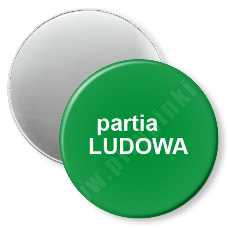 przypinka magnes Partia ludowa