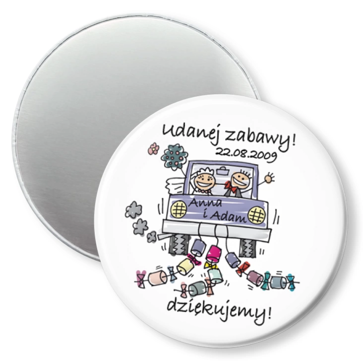 przypinka magnes Podziękowania
