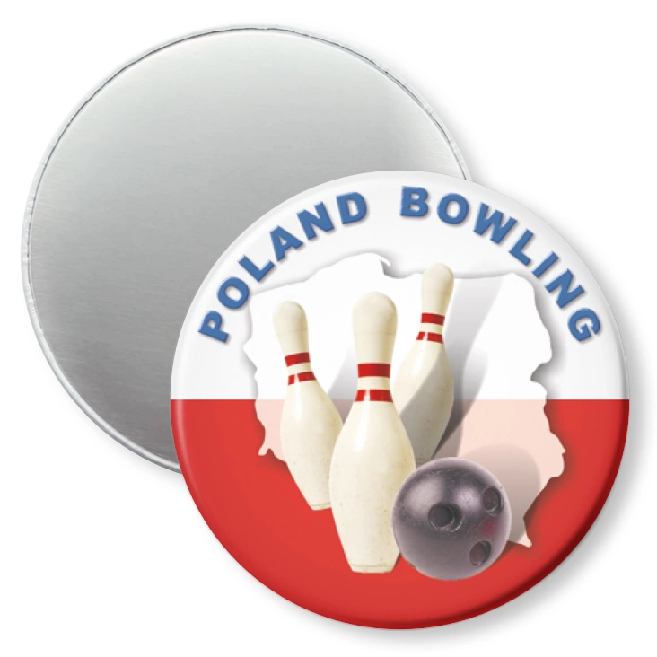 przypinka magnes Poland Bowling