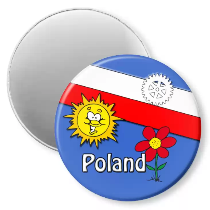 przypinka magnes Poland