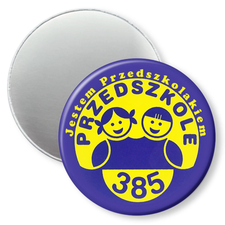przypinka magnes Przedszkole nr 385
