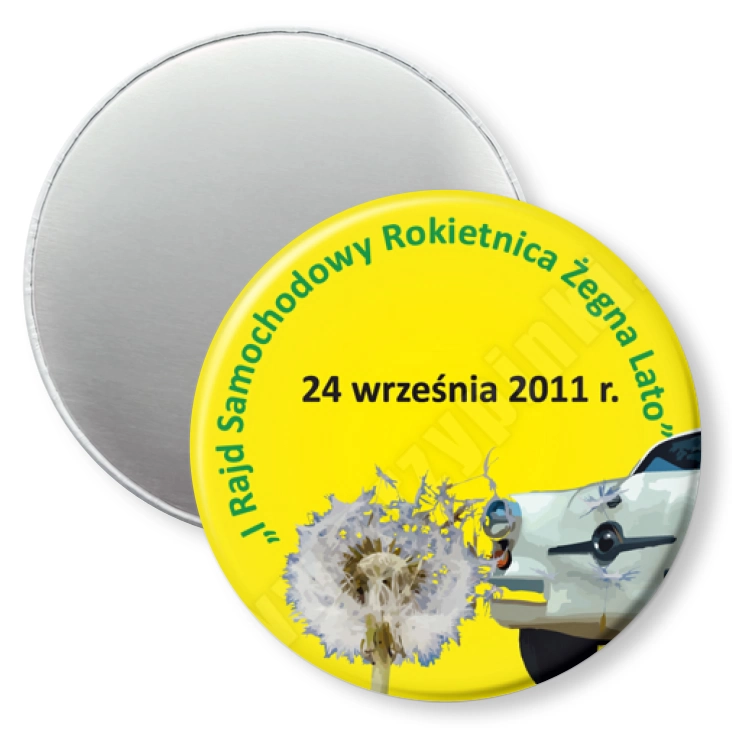 przypinka magnes Rokietnica Żegna Lato
