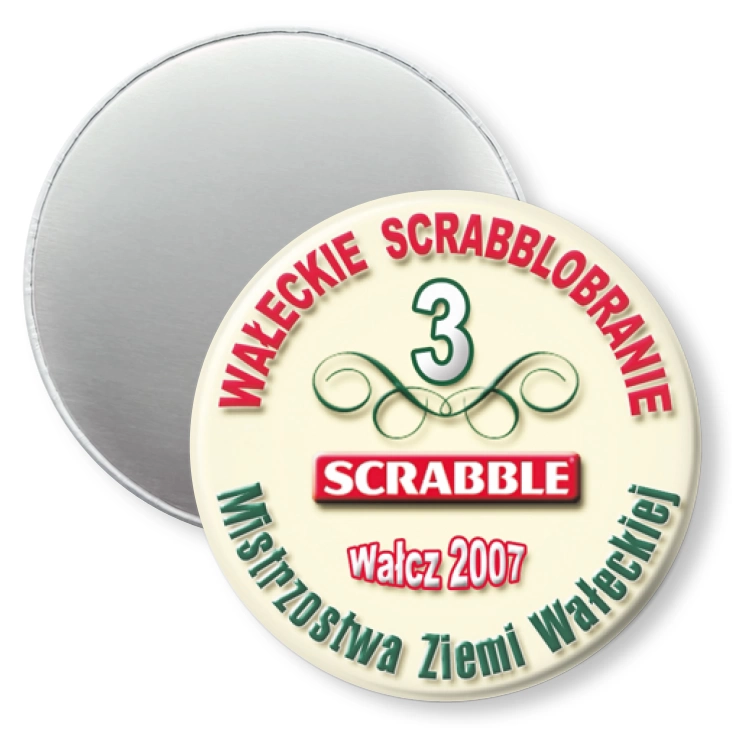 przypinka magnes Scrabble MZW 2007