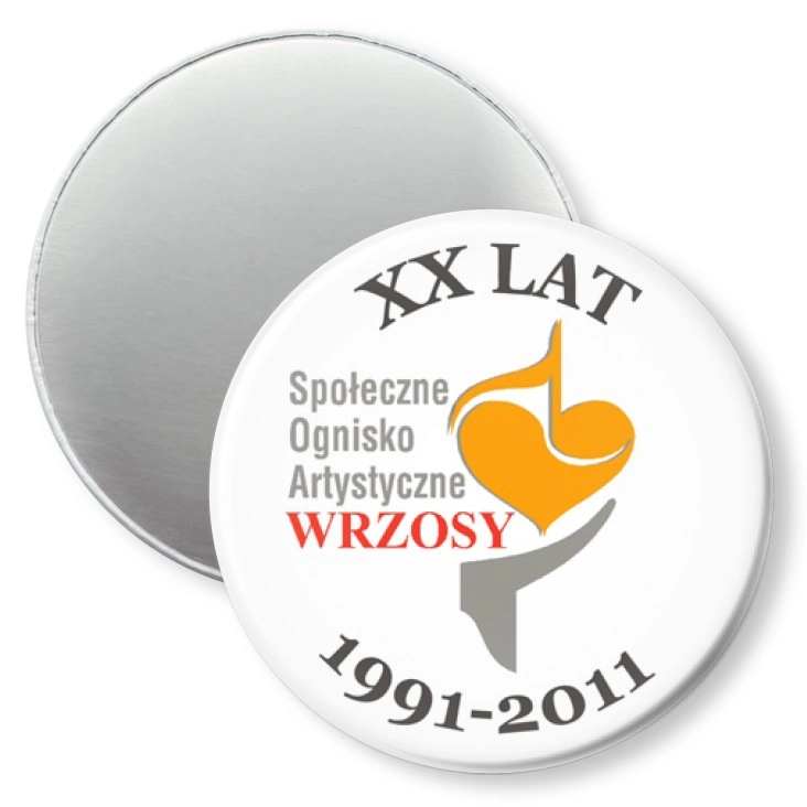 przypinka magnes SOA WRZOSY Toruń