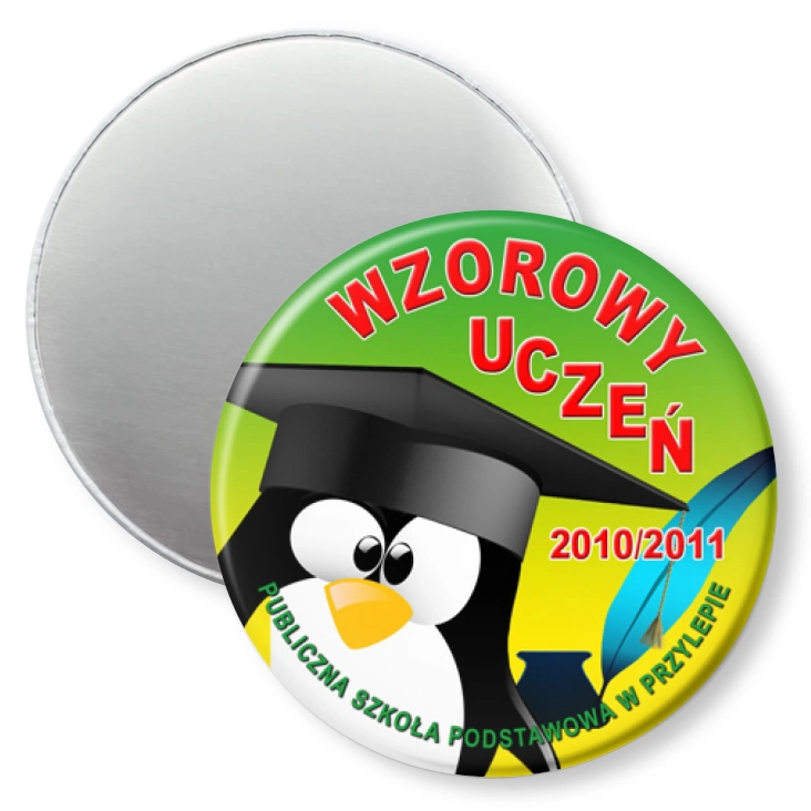 przypinka magnes SP w Przylepie - Wzorowy Uczeń