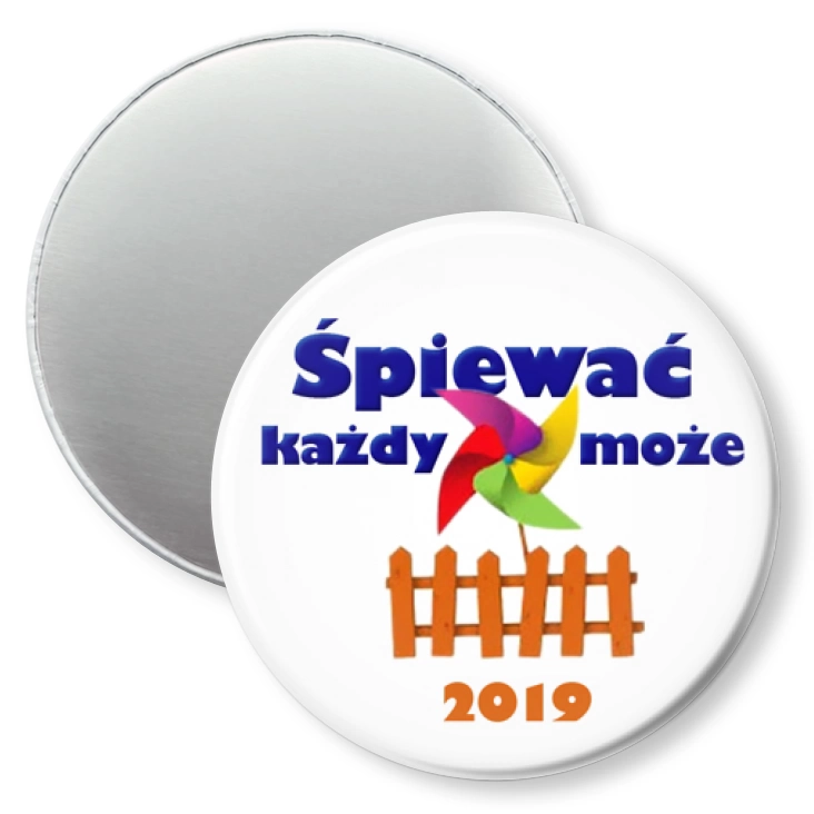 przypinka magnes Śpiewać każdy może