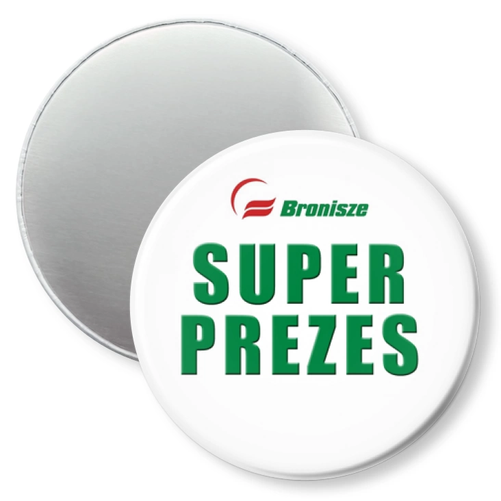 przypinka magnes Super Prezes