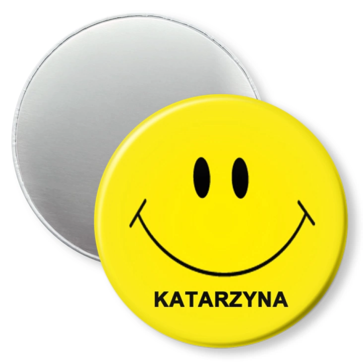 przypinka magnes Uśmiech