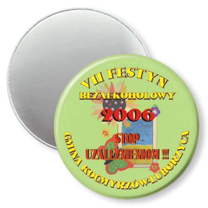 przypinka magnes VII Festyn Bezalkoholowy 2006