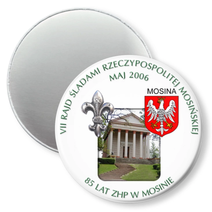 przypinka magnes VII Śladami Historii Rzeczypospolitej Mosińskiej