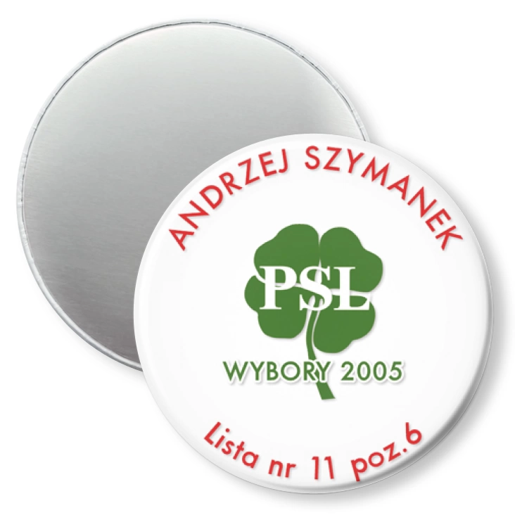 przypinka magnes Wybory 2005