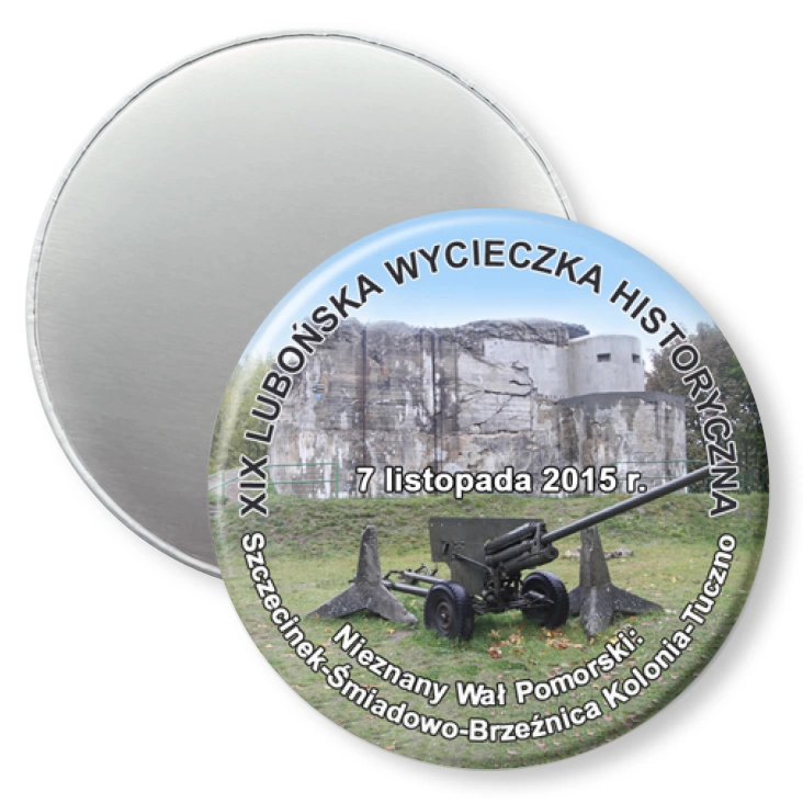 przypinka magnes XIX Lubońska Wycieczka Historyczna