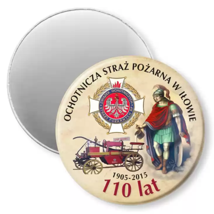 przypinka magnes 110 lat OSP Iłowo