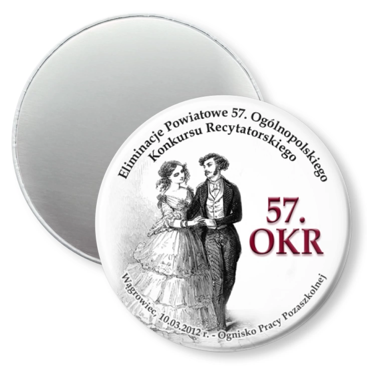 przypinka magnes 57. OKR