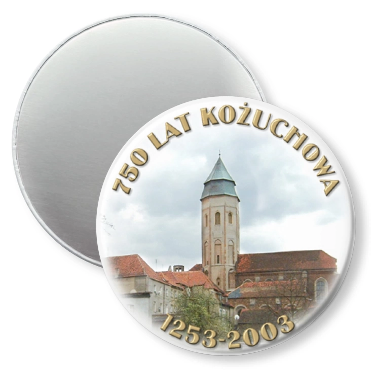 przypinka magnes 750 lat Kożuchowa