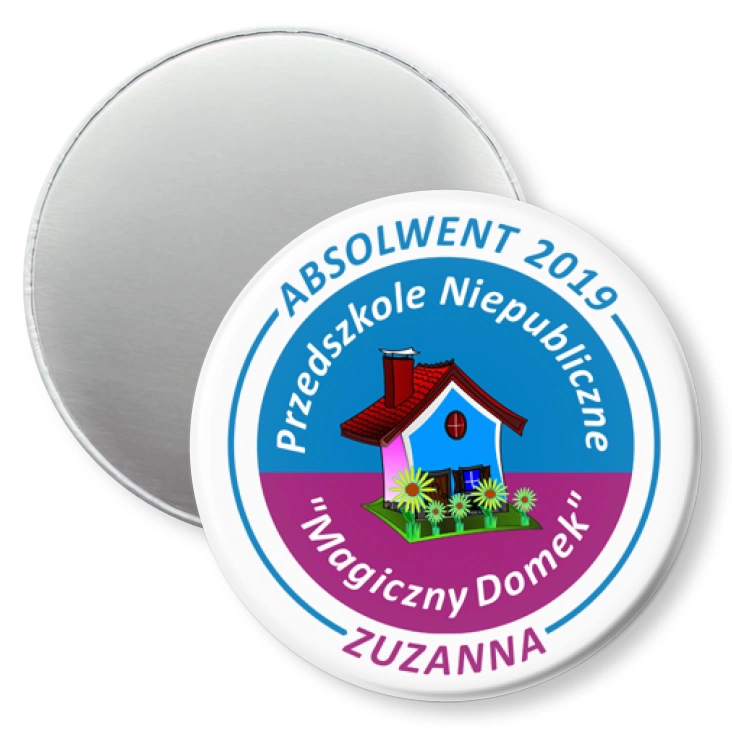 przypinka magnes Absolwent 2019