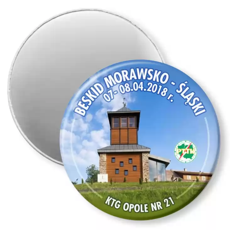 przypinka magnes Beskid Morawsko-Śląski
