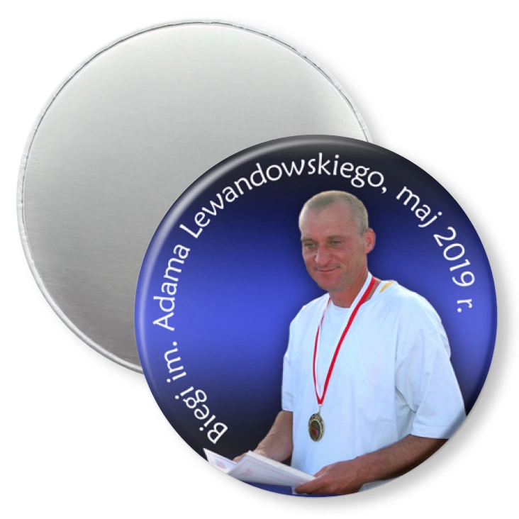 przypinka magnes Biegi im. Adama Lewandowskiego