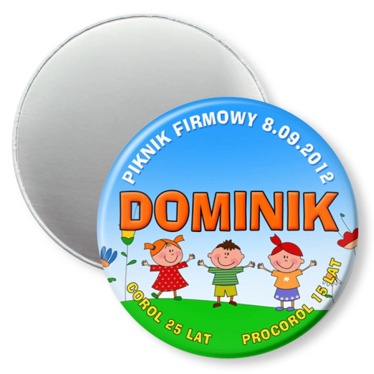 przypinka magnes Corol - piknik firmowy