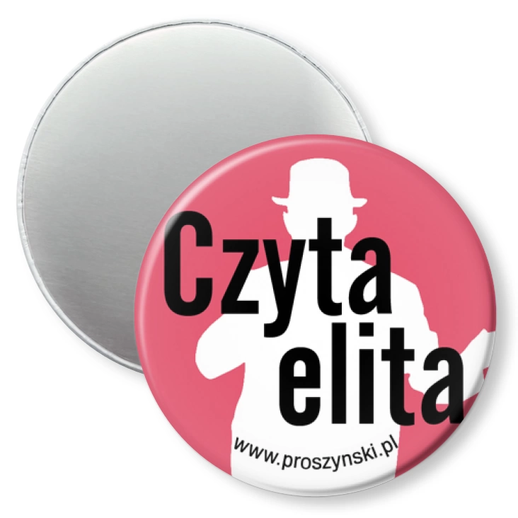 przypinka magnes Czyta elita
