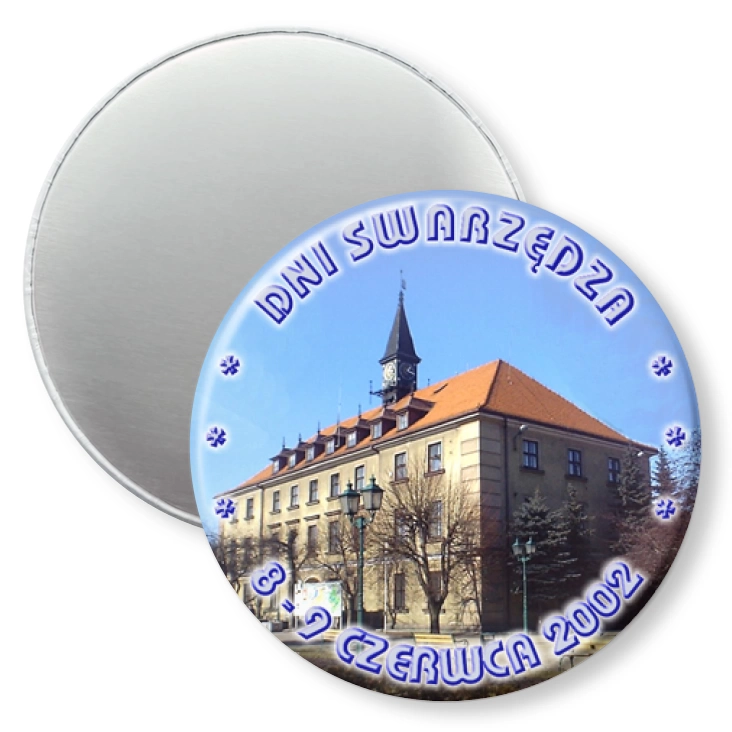 przypinka magnes Dni Swarzędza 2002