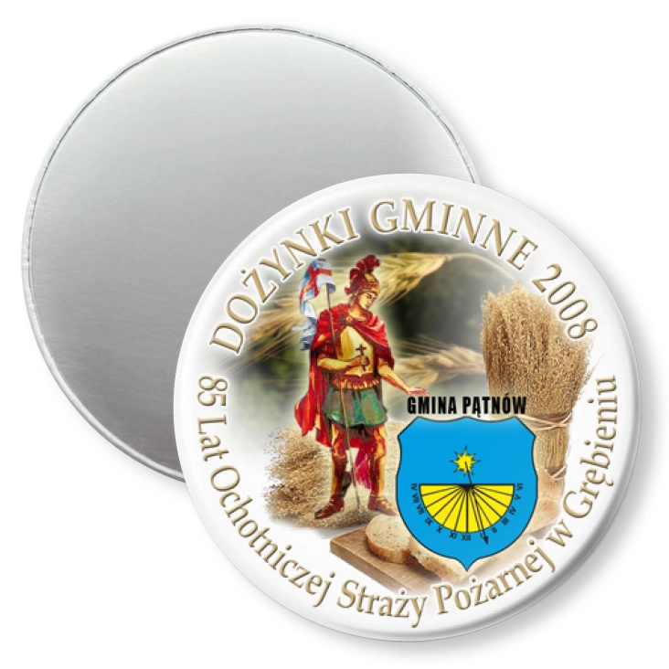 przypinka magnes Dożynki Gminne Płońsk 2008