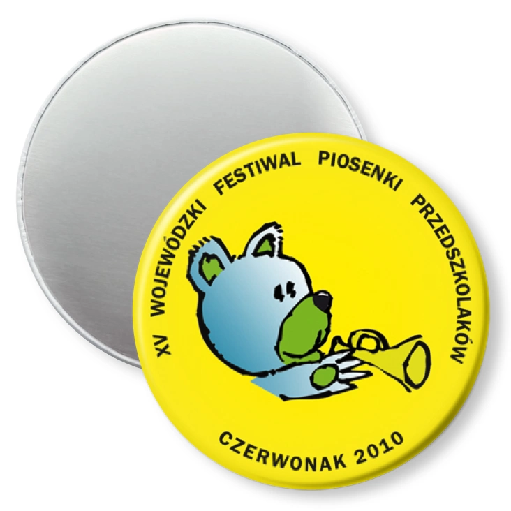 przypinka magnes Festiwal Piosenki Przedszkolaków